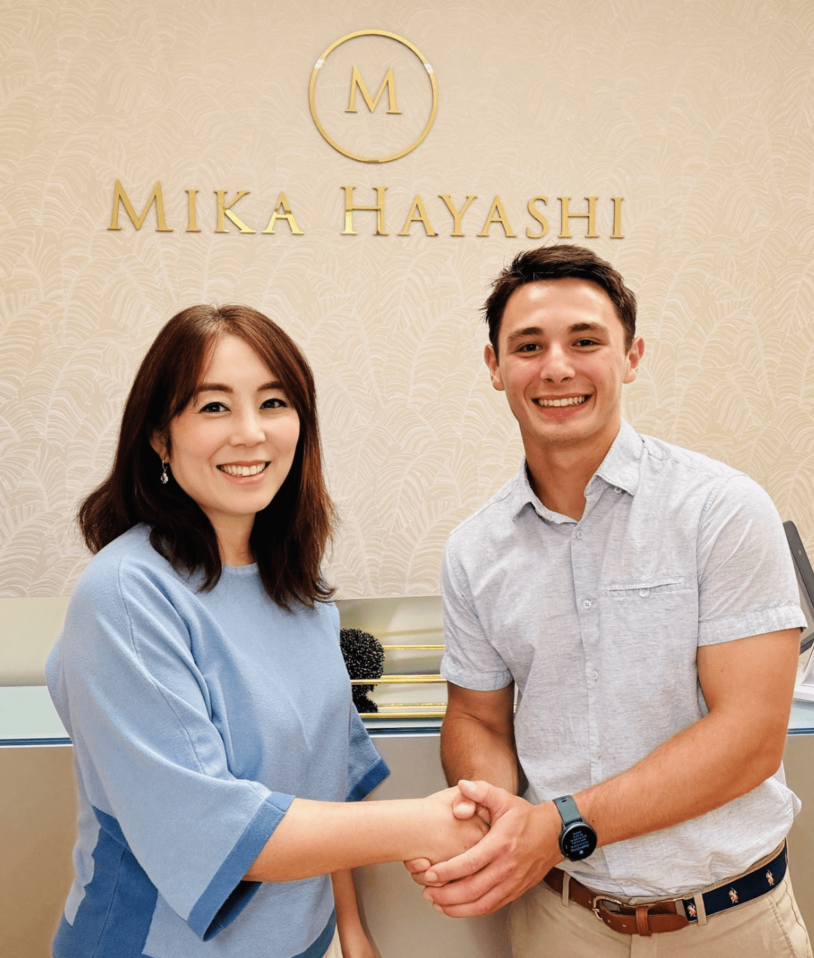 第1回 Mika Hayashi Award 受賞者が来院してくださいました